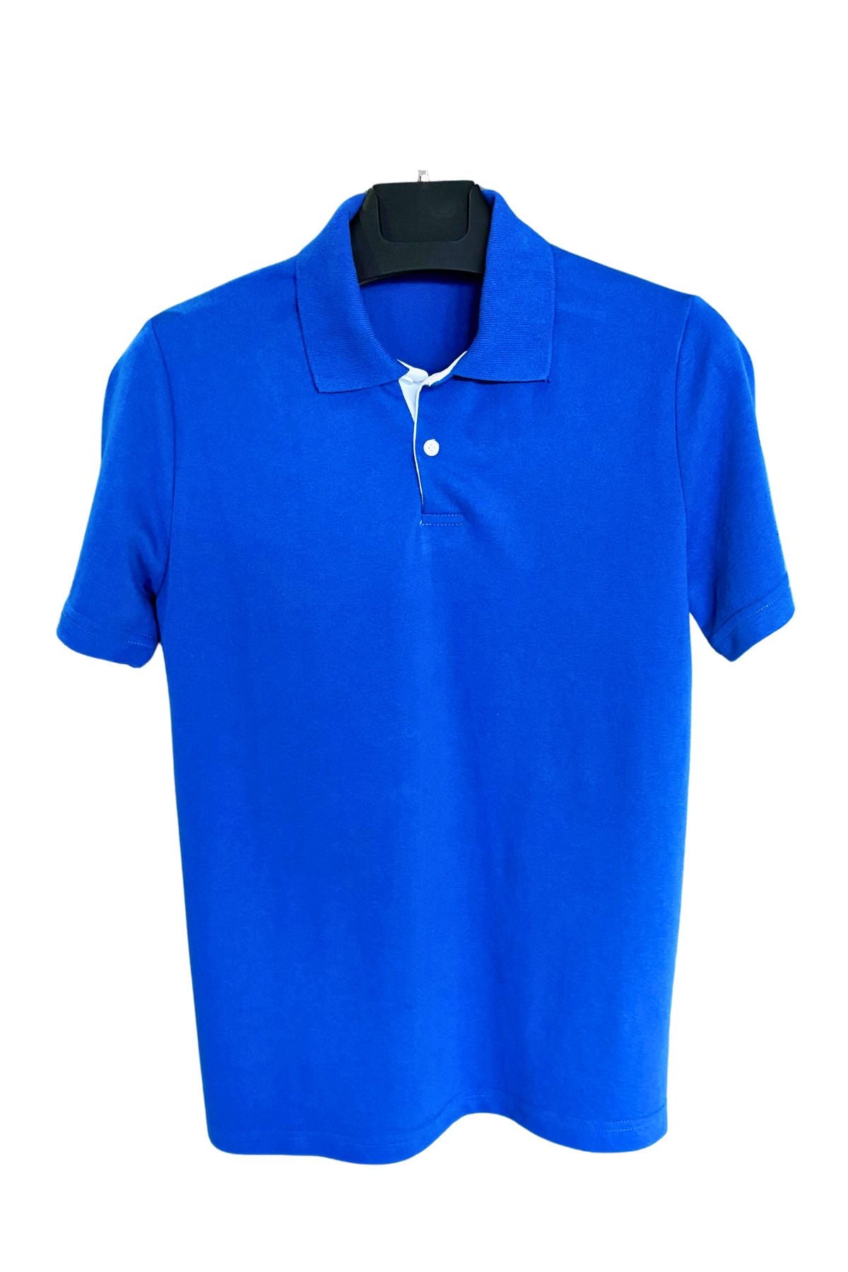 Erkek Slim Fit Dar Kesim Pamuklu Yumuşak Doku Nefes Alan Kumaş Polo Yaka Tişört