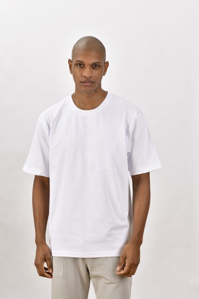 Estado Originals Oversize Tişört Beyaz — Özgür Kesim