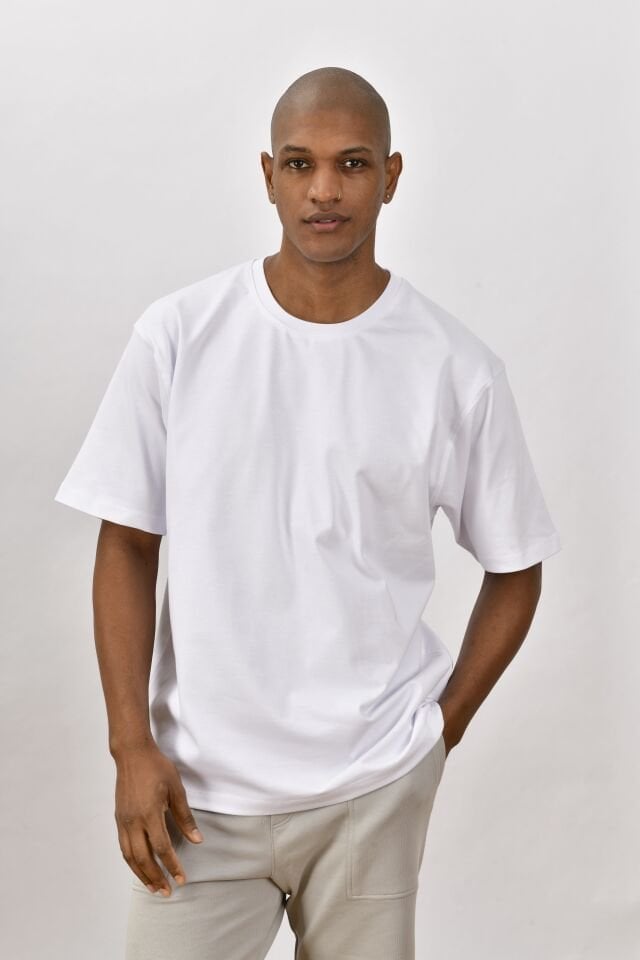 Estado Originals Oversize Tişört Beyaz