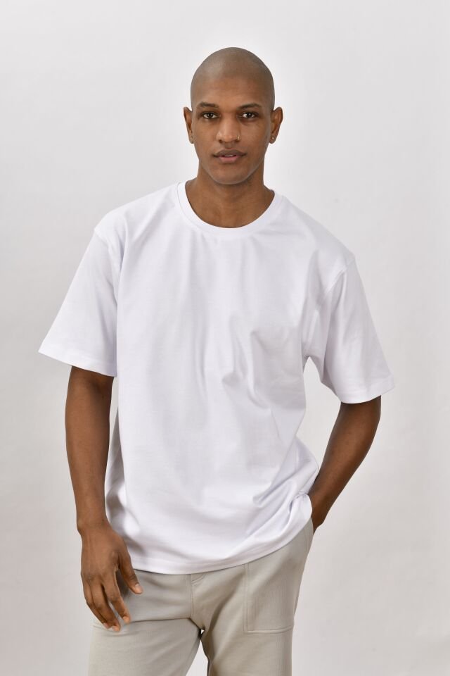 Estado Originals Oversize Tişört Beyaz