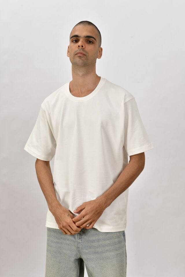Estado Originals Oversize Tişört Ekru