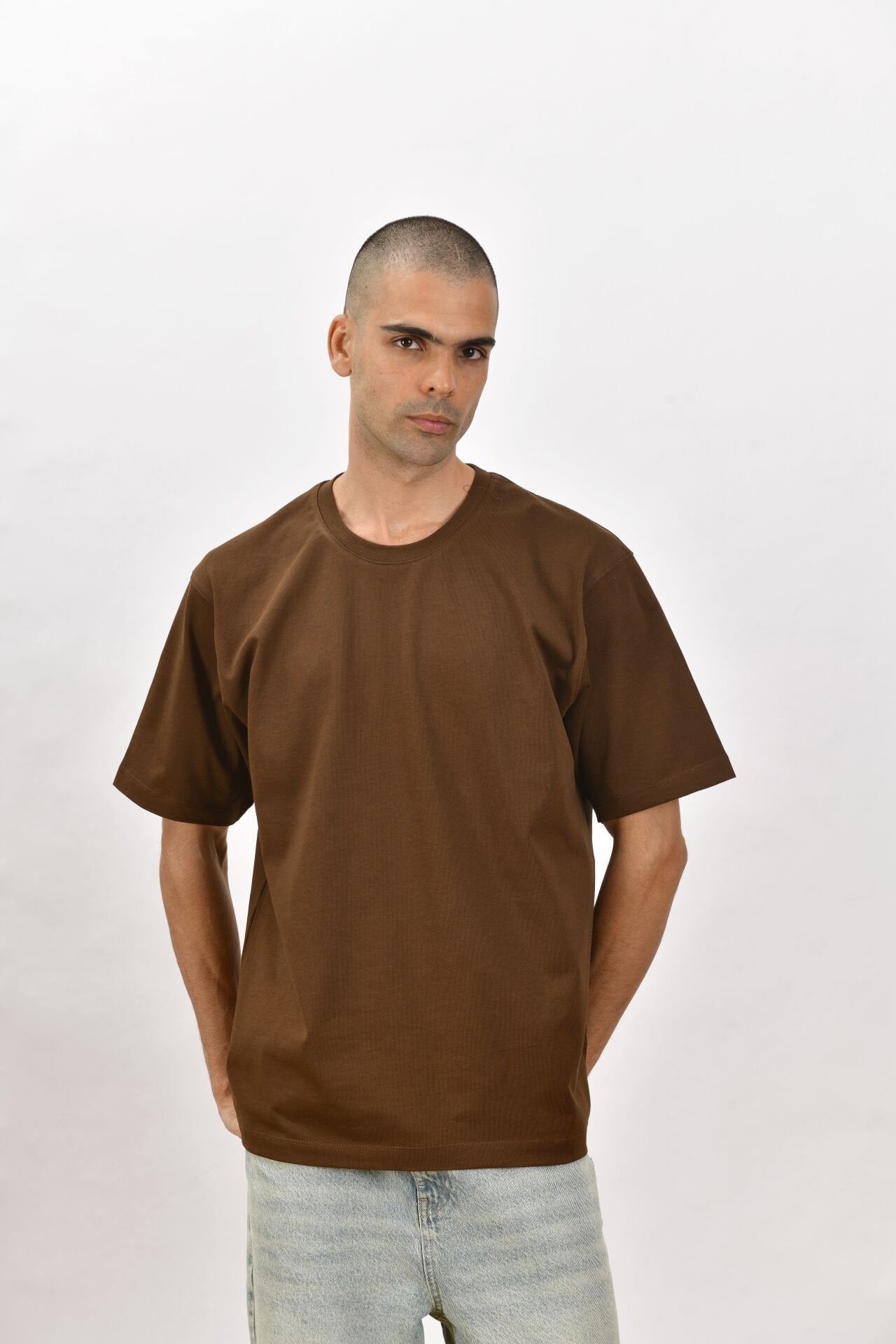 Estado Originals Oversize Tişört Kahverengi