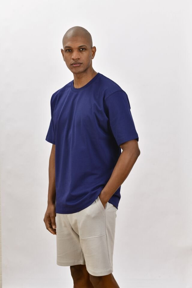 Estado Originals Oversize Tişört Okyanus Lacivert