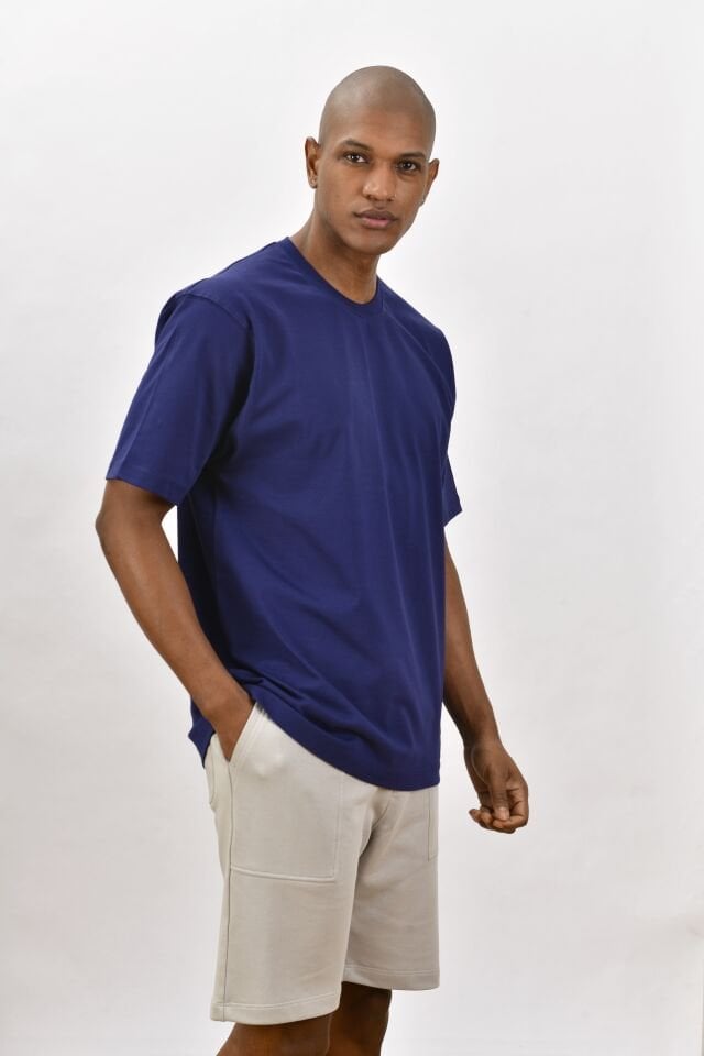 Estado Originals Oversize Tişört Okyanus Lacivert