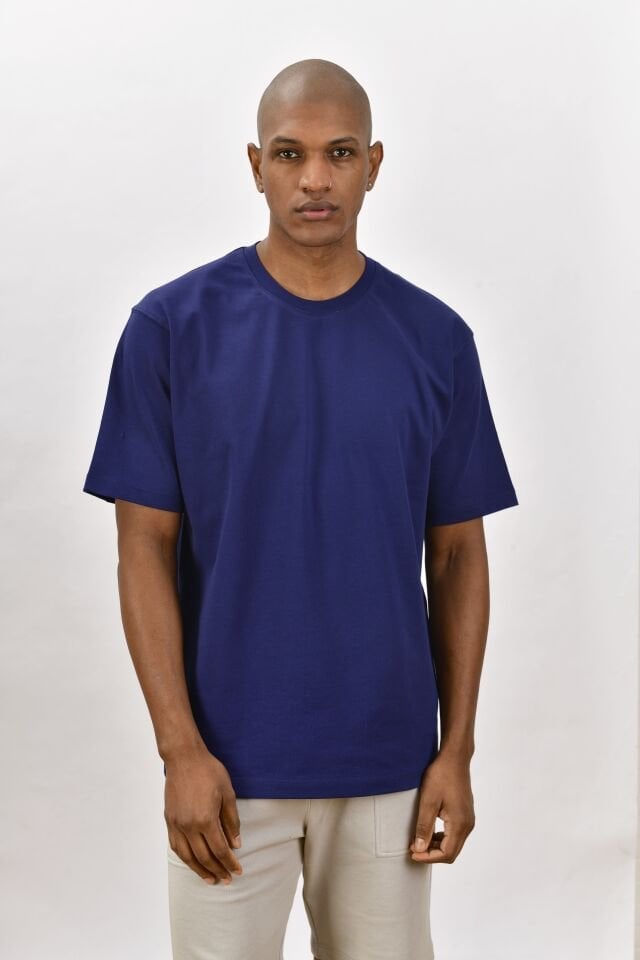 Estado Originals Oversize Tişört Okyanus Lacivert