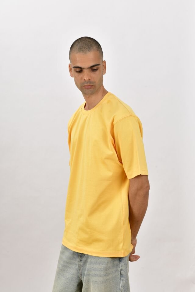 Estado Originals Oversize Tişört Pastel Sarı