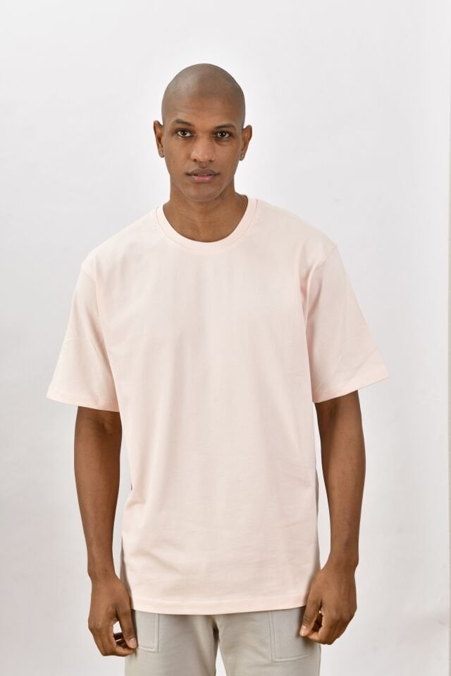 Estado Originals Oversize Tişört Pudra Pembe
