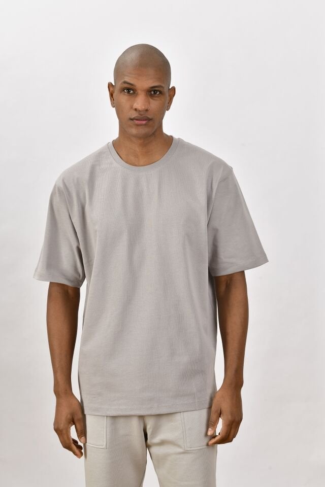 Estado Originals Oversize Tişört Taş Gri