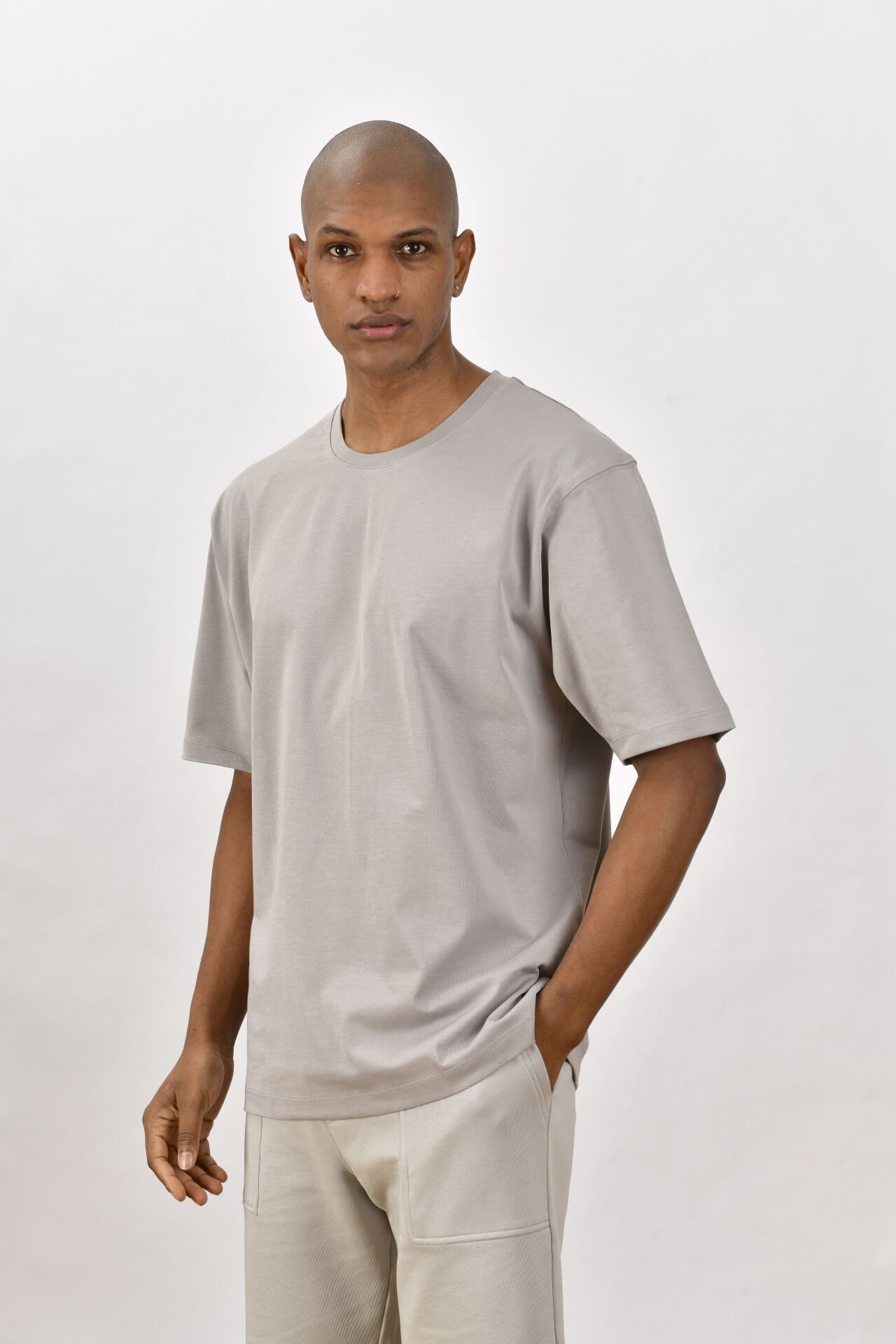 Estado Originals Oversize Tişört Taş Gri