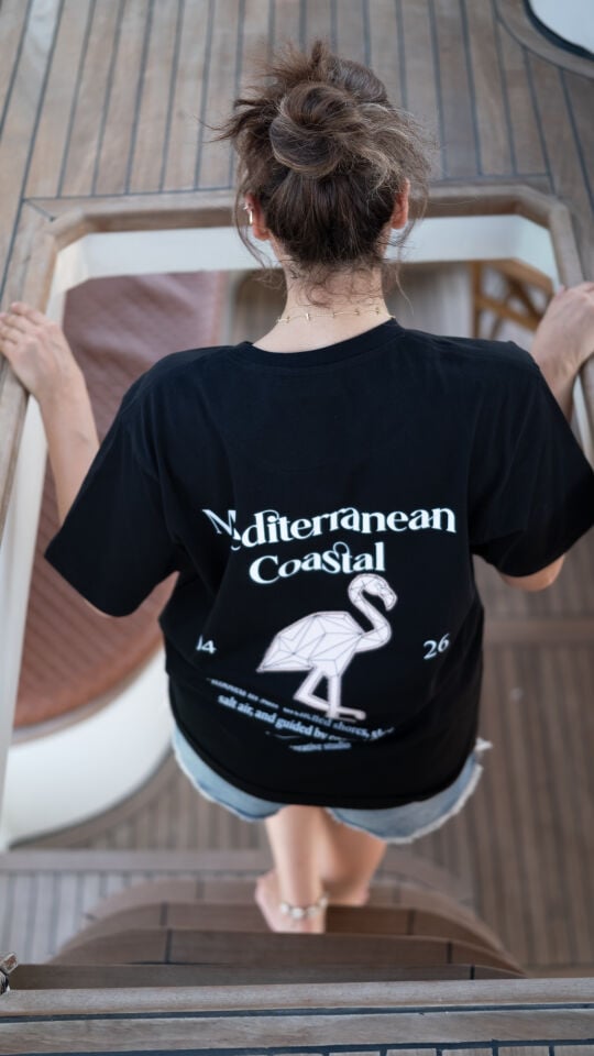 Estado Originals Mediterranean Coastal Oversize Tişört Siyah