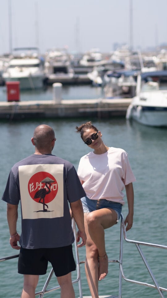 Estado Originals Asian Sunset Oversize Tişört Siyah
