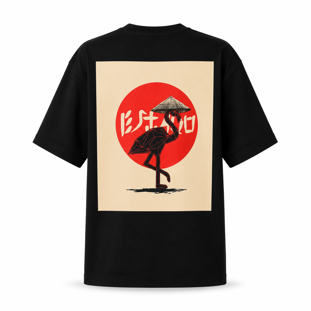 Estado Originals Asian Sunset Oversize Tişört Siyah