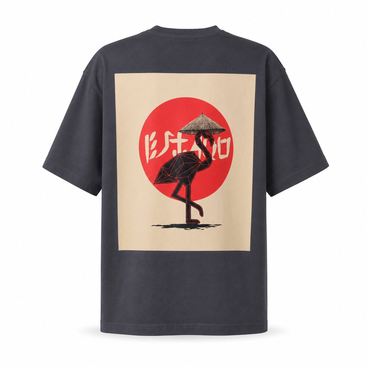 Estado Originals Asian Sunset Oversize Tişört Füme